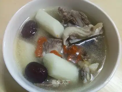 The lamb soup