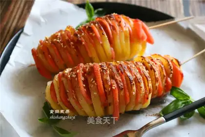 The fragrance of the accordion potatoes