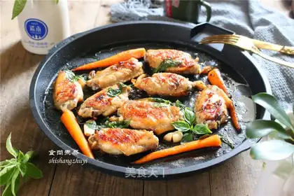 Nine-storey tower roast chicken wings