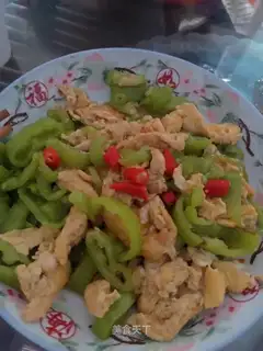 Twin pepper fried eggs