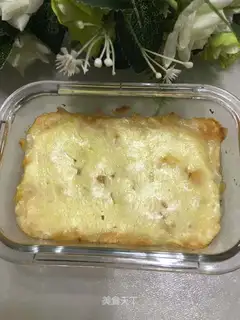 Cheese and mashed potatoes