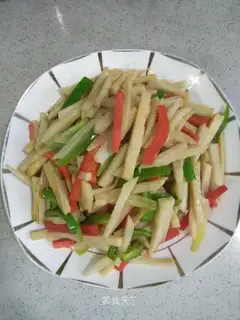 Fried silk