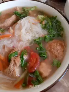 Monkey mushroom fan soup