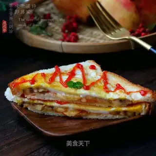 Cheese banana sandwich