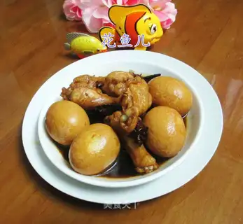Eggs and chicken wings