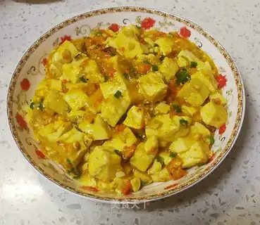 Crab butter tofu