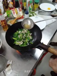 Garlic fried meat