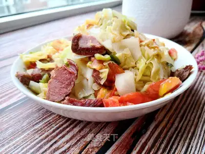 Beef and cabbage