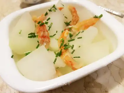 Shrimp dry and boiled