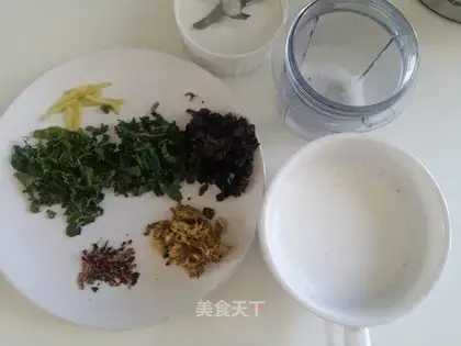 Almond milk tea