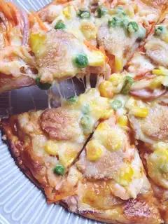 Ham shrimp vegetables