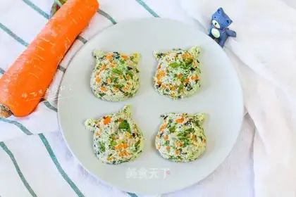 Vegetable egg steam