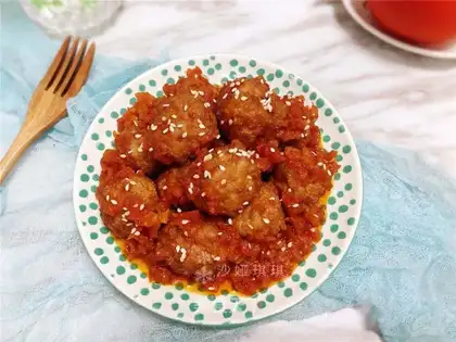 Sweet yogurt balls