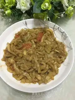 Tomato fried eggplant