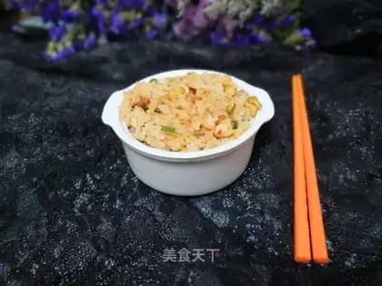 Tomato shrimp fried rice