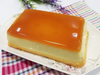 Caramel pudding cake