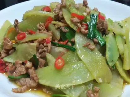 Fried meat