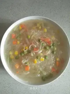 The radish soup