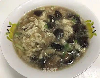 Frozen egg soup