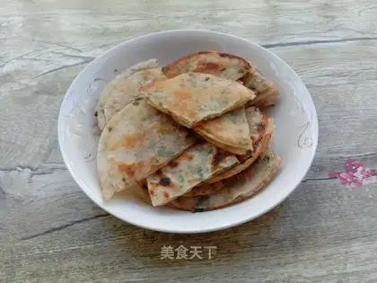 A dumpling onion waffles