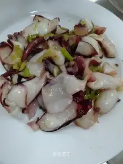 Fry the octopus