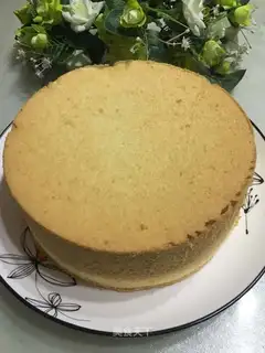 Eight inches of milk cake