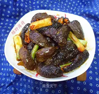 Burning sea cucumber