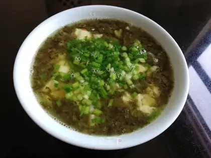 Sour tofu soup