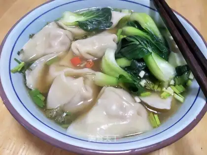 Shrimp green dumplings