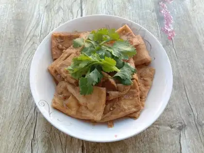 Cook tofu bubbles