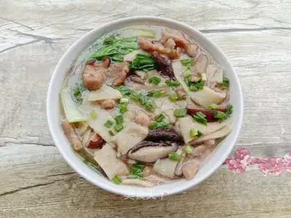 Skinny mushrooms, soybean skin