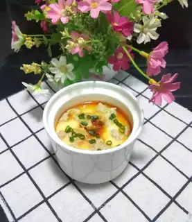 Meat and steamed eggs
