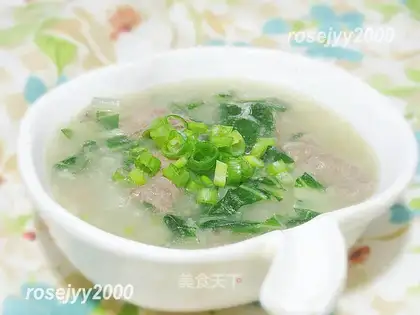 Porridge of raw beef