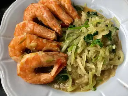 Roach-cracked shrimp