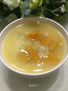Pumpkin rice porridge