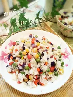 Five-colored rice
