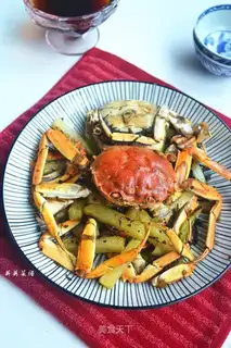 Crab with tea
