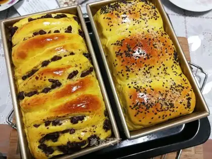 Pumpkin bean toast