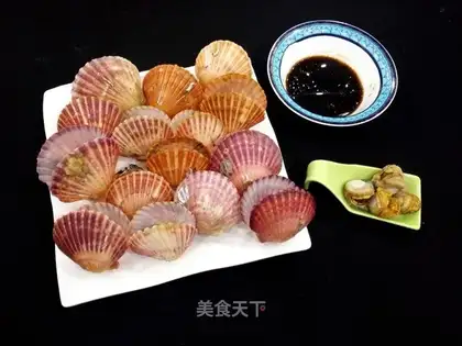 White burning scallop