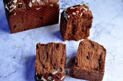 Cranberry cocoa toast