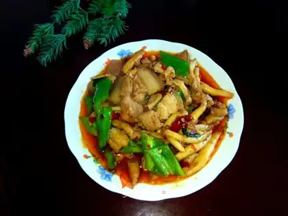 Spicy crab mushrooms