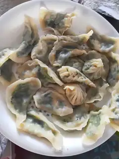 Three fresh dumplings