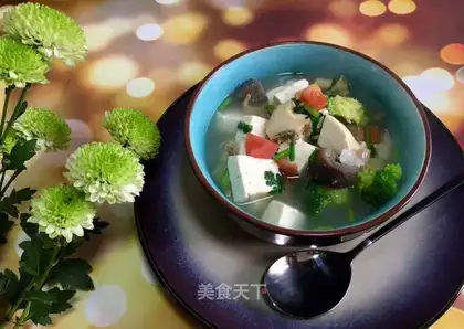 Tofu soup