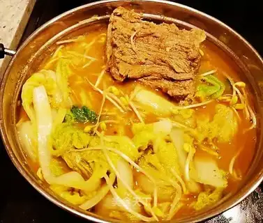 Korean pork bone soup