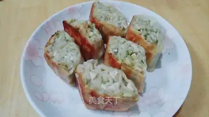 radish tofu rolls