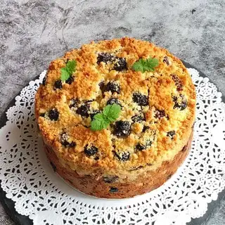 Blueberry cheesemuff cake