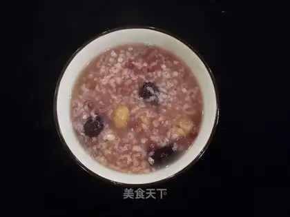 Red bean rice congee