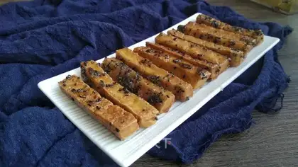 Black sesame tofu