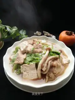 A tofu vegetable stew