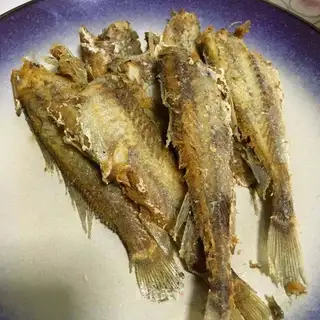 Blow up a salty fish